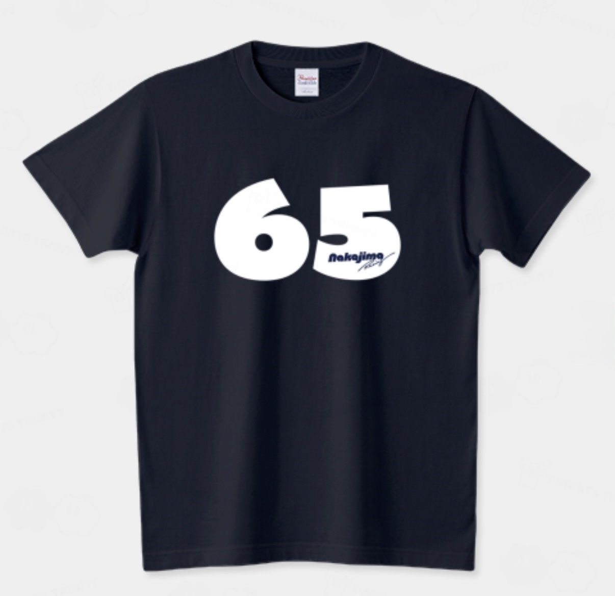 NAKAJIMA RACING ホワイトロゴ+65R | スタンダードTシャツ
